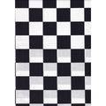 Santee Printed Cottons Black/White Racing Check – 8 Yard Bolt – 100% Cotton