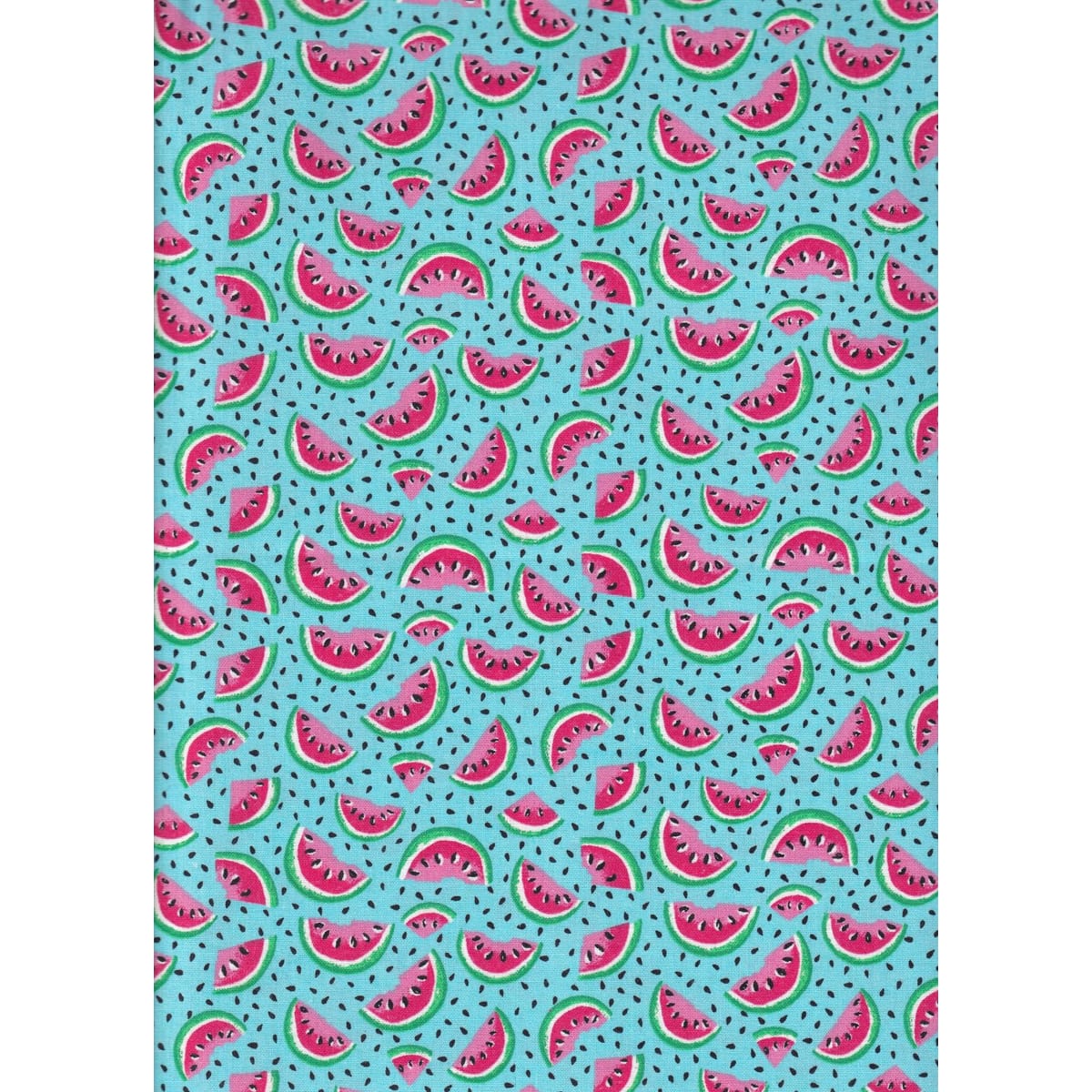 Fabric Traditions Watermelons On Blue – 10 Yard Bolt – 100% Cotton