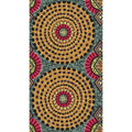 Fabric Traditions Sage Gold Global Circles Metallic (58") – 8 Yard Bolt – 100% Cotton