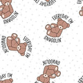 Springs Creative Brushed Flannel Everyday I'm Snugglin – 6 Yard Bolt – 100% Cotton