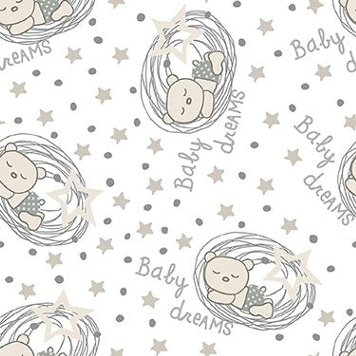 Springs Creative Brushed Flannel Baby Dreams – 6 Yard Bolt – 100% Cotton