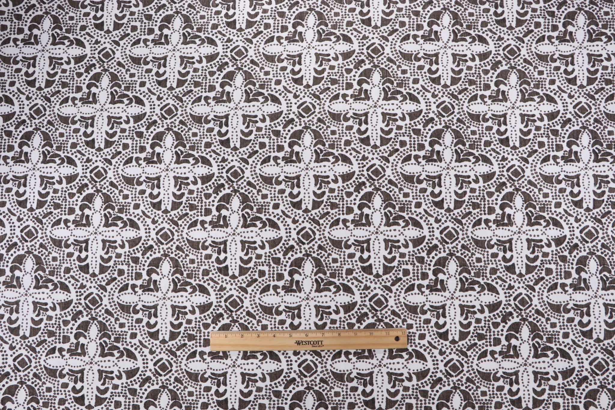 13 Yard Roll - Drapery Fabric Medium Weight - Lacefield Sandoval Printed in Java - Cotton 54" Wide