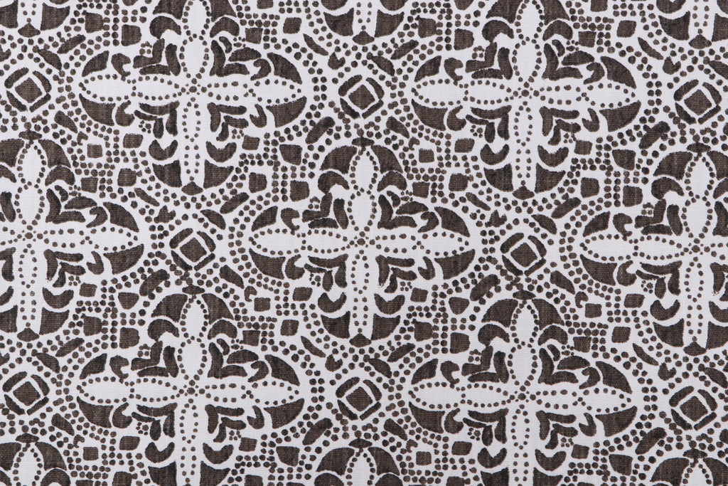 13 Yard Roll - Drapery Fabric Medium Weight - Lacefield Sandoval Printed in Java - Cotton 54" Wide
