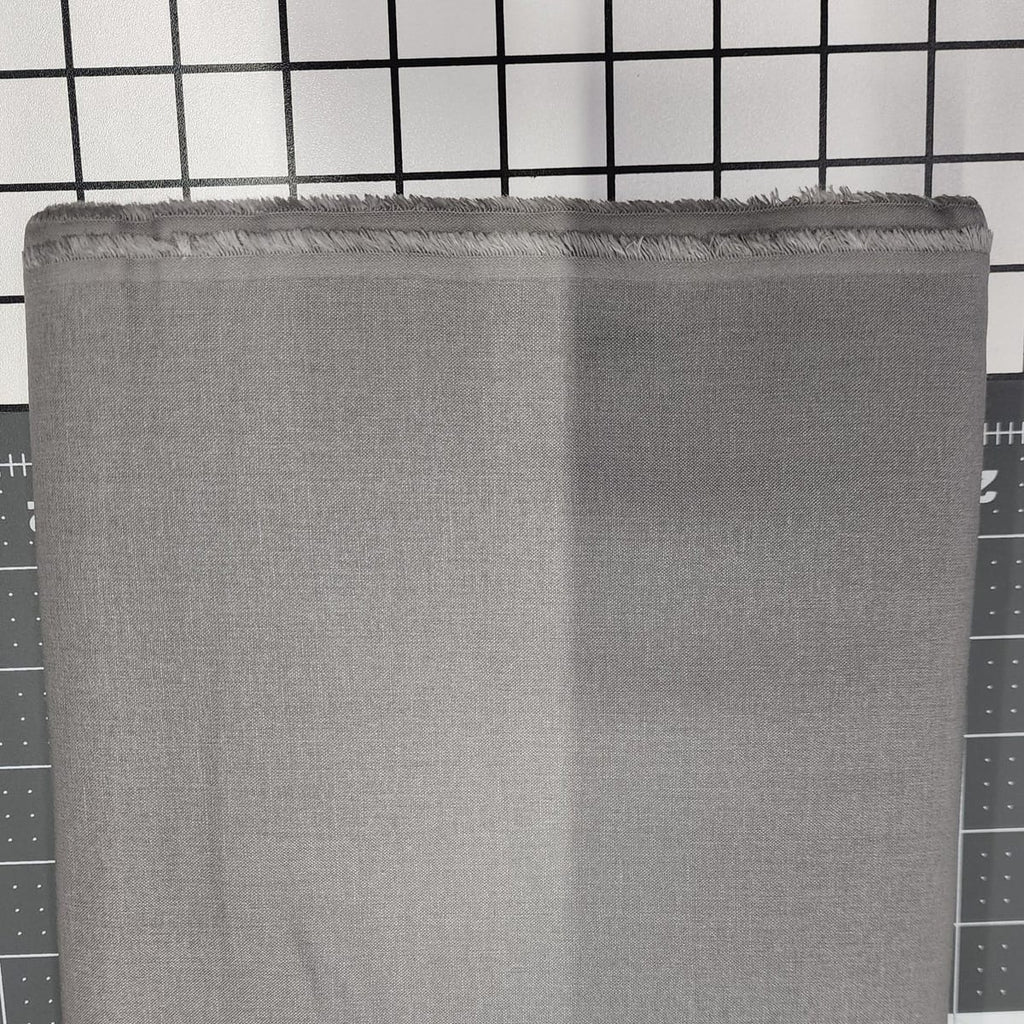 Santee Cotton Solids Grey – 8 Yard Bolt – 100% Cotton