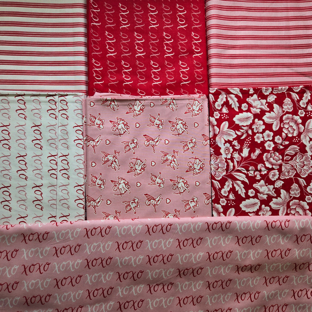 25 Yard Flat Fold Bundle - Letters to Cupid Valentine's Assortment - Riley Blake