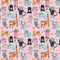 Springs Creative Novelty JFD Cats – 8 Yard Bolt – 100% Cotton