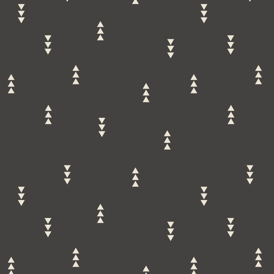 8 Yard Bolt Camelot Emma and Mia No Triangles on Dark Gray - 100% Cotton 43/45" Wide - Wholesale