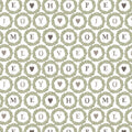 8 Yard Bolt Camelot Love Wreath on White - 100% Cotton 43/45" Wide - Wholesale