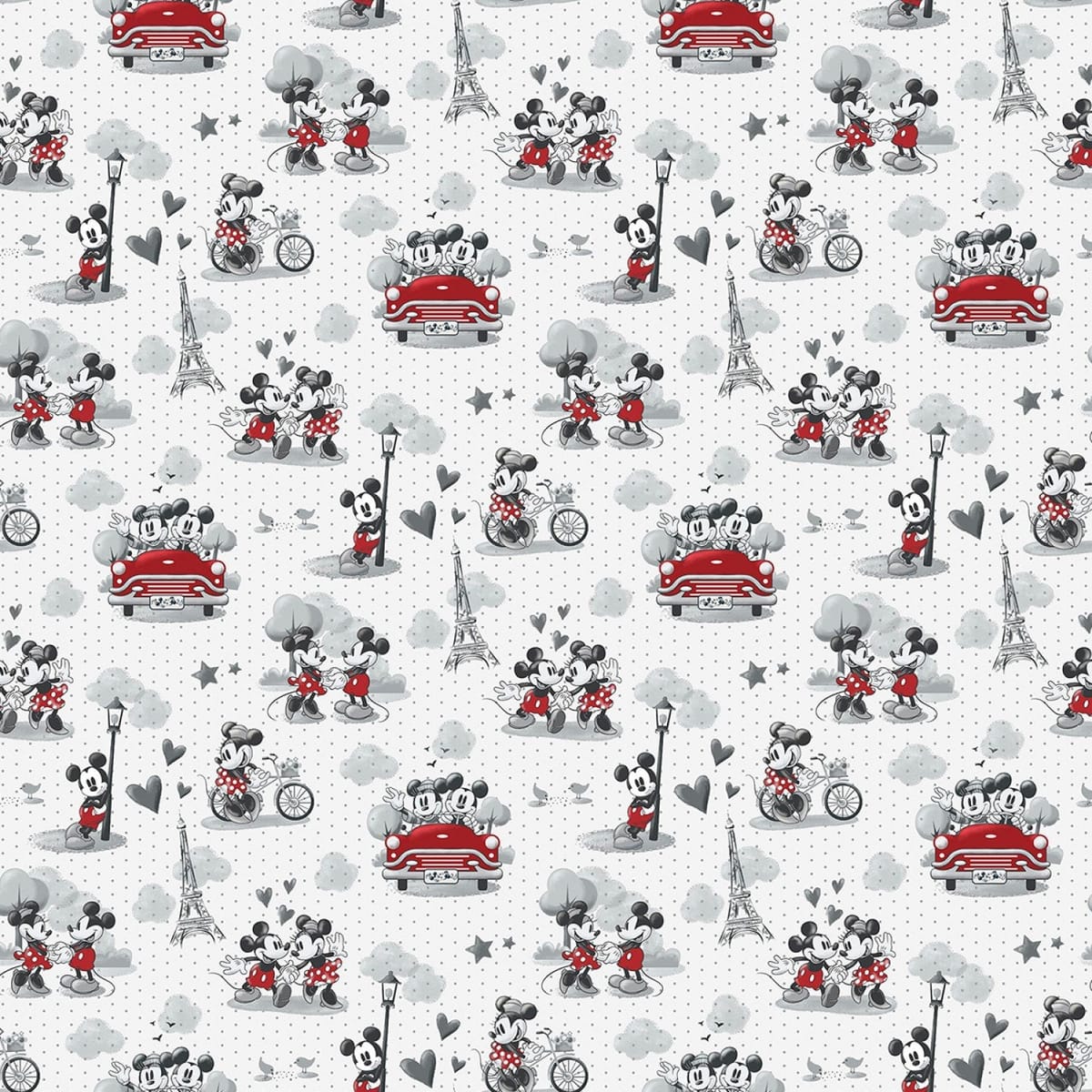 Springs Creative Cottons Mickey Minnie Vintage Romance – 8 Yard Bolt – 100% Cotton