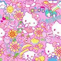 Springs Creative Cottons Hello Kitty Garden Doodle – 8 Yard Bolt – 100% Cotton
