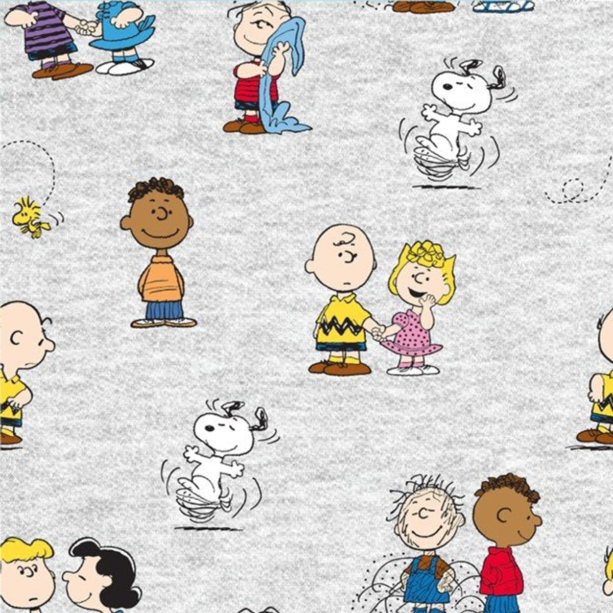 Springs Creative Cottons Peanuts Gang Heather – 8 Yard Bolt – 100% Cotton