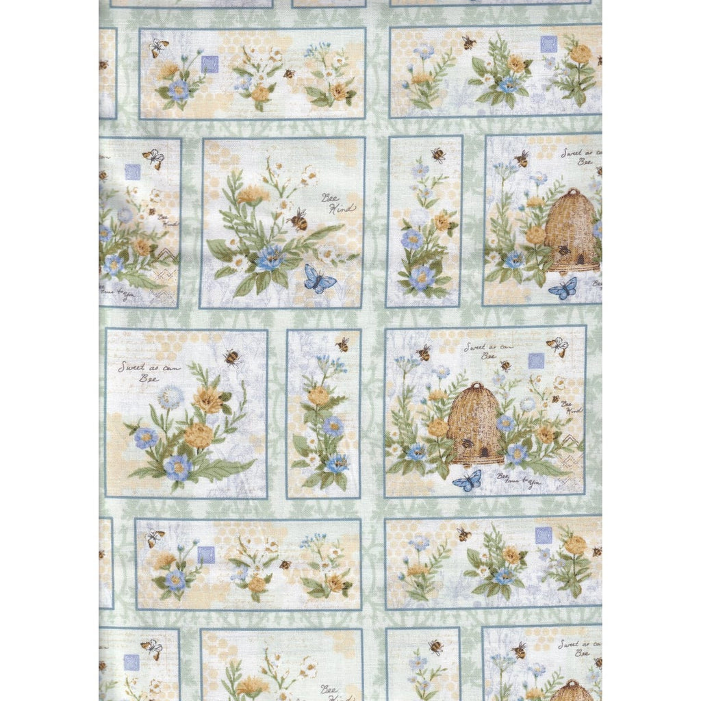 Springs Creative Novelty Sweet As Can Bee - Patch – 8 Yard Bolt – 100% Cotton