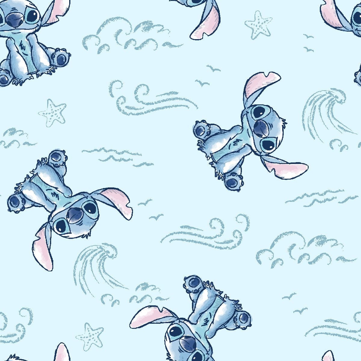 Springs Creative Cottons Stitch Sketch Wave – 8 Yard Bolt – 100% Cotton