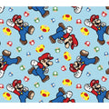 Springs Creative Cottons Mario and Mushroom Toss – 8 Yard Bolt – 100% Cotton