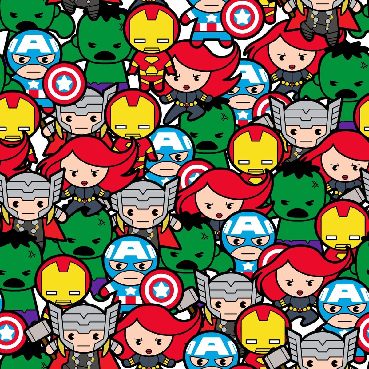 Springs Creative Cottons Marvel Pop Avengers – 8 Yard Bolt – 100% Cotton