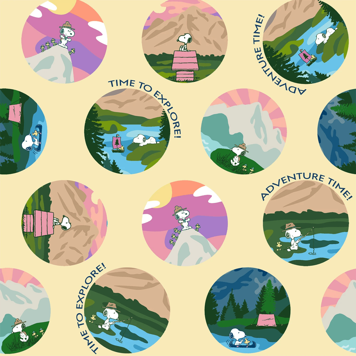 Springs Creative Cottons Snoopy Adventure – 8 Yard Bolt – 100% Cotton