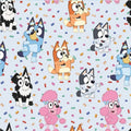 Springs Creative Cottons Bluey And Friends Sprinkle – 8 Yard Bolt – 100% Cotton