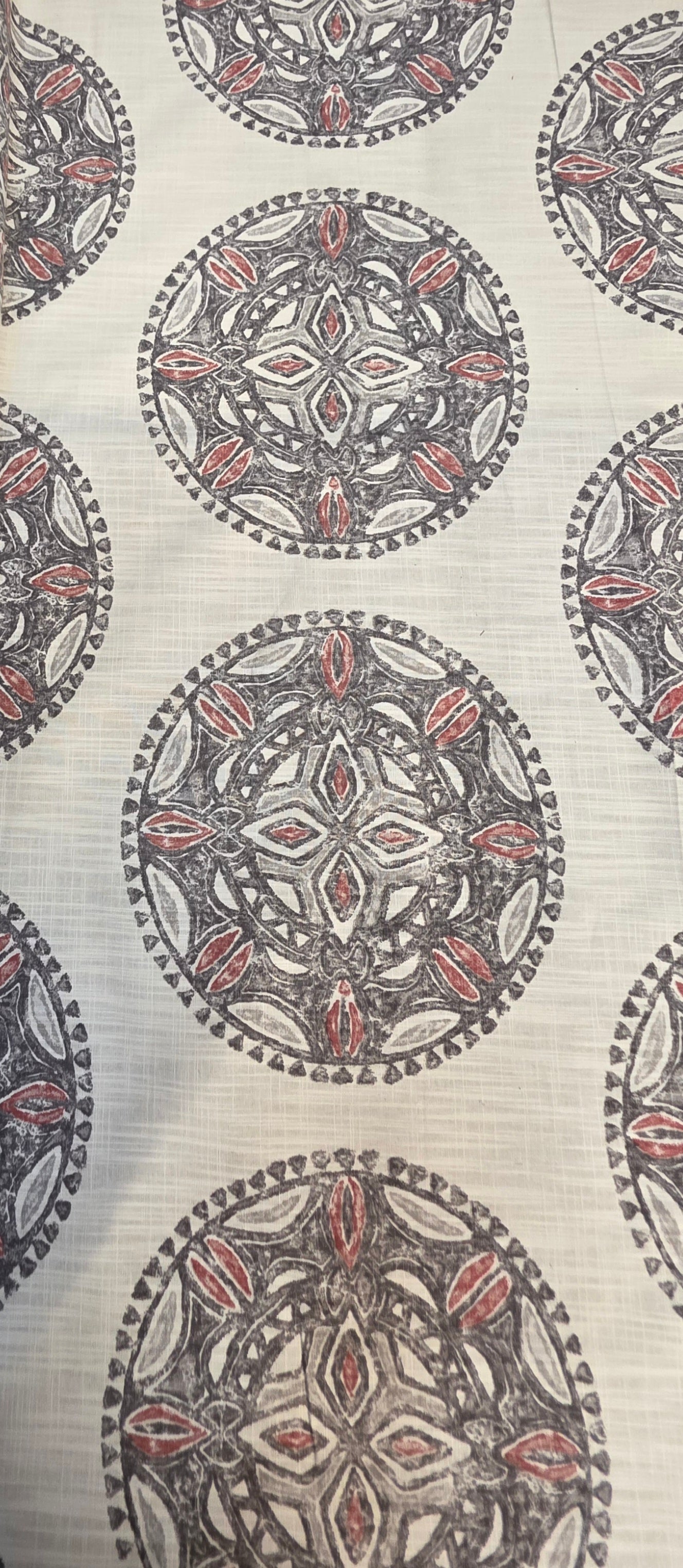 17 Yard Roll - Drapery Fabric Medium Weight - Robert Allen Amapondo Bark - Cotton 54" Wide