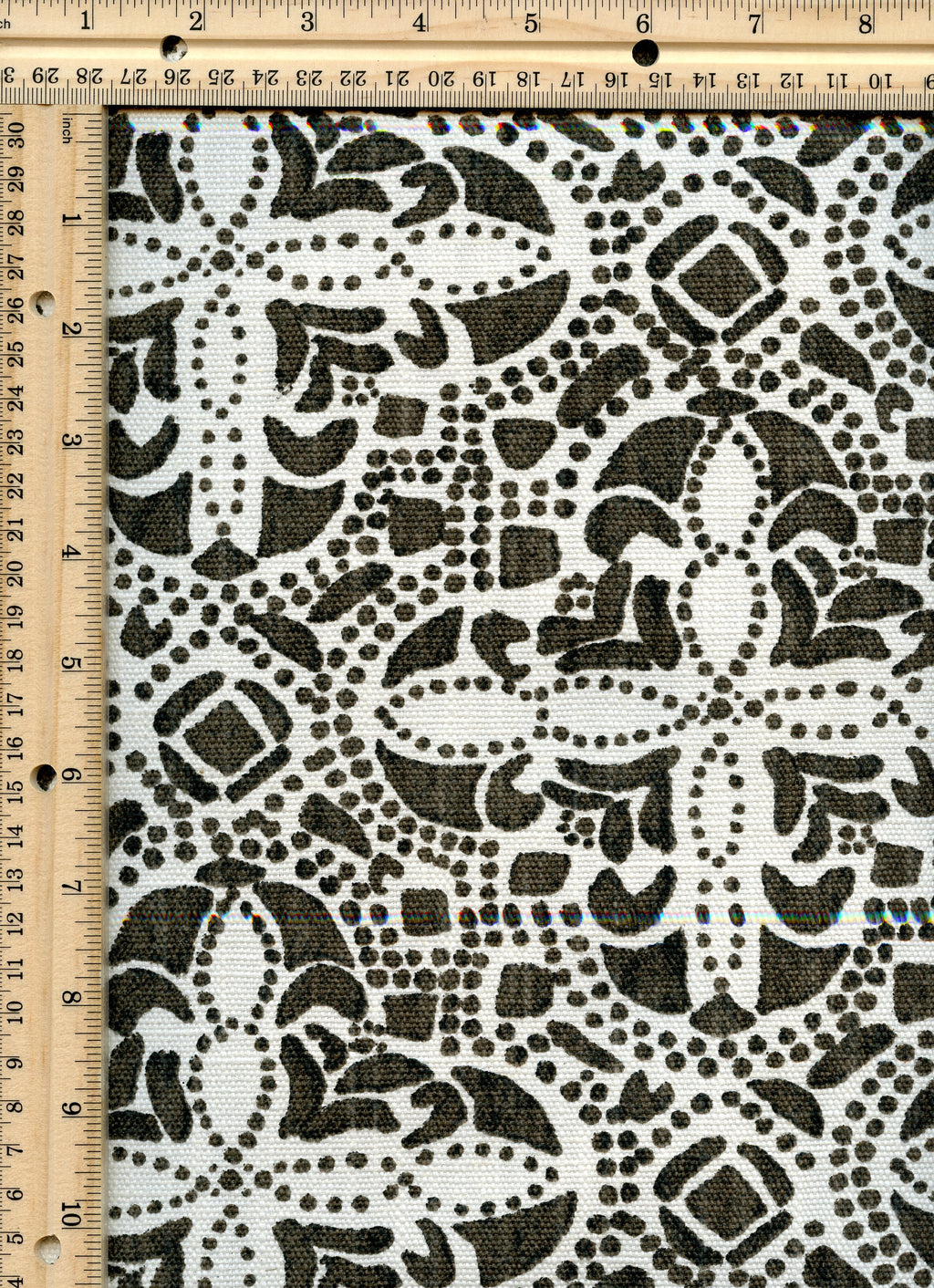 13 Yard Roll - Drapery Fabric Medium Weight - Lacefield Sandoval Printed in Java - Cotton 54" Wide