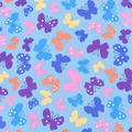 Butterflies on Sky Blue