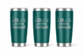 3 Certified Sewciopath 20oz Stainless Steel Tumblers - 3 Tumblers Per Order