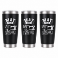 3 May The 1/4 Be With You 20oz Stainless Steel Tumblers - 3 Tumblers Per Order