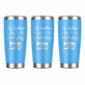 3 I'd Rather Be Sewing 20oz Stainless Steel Tumblers - 3 Tumblers Per Order