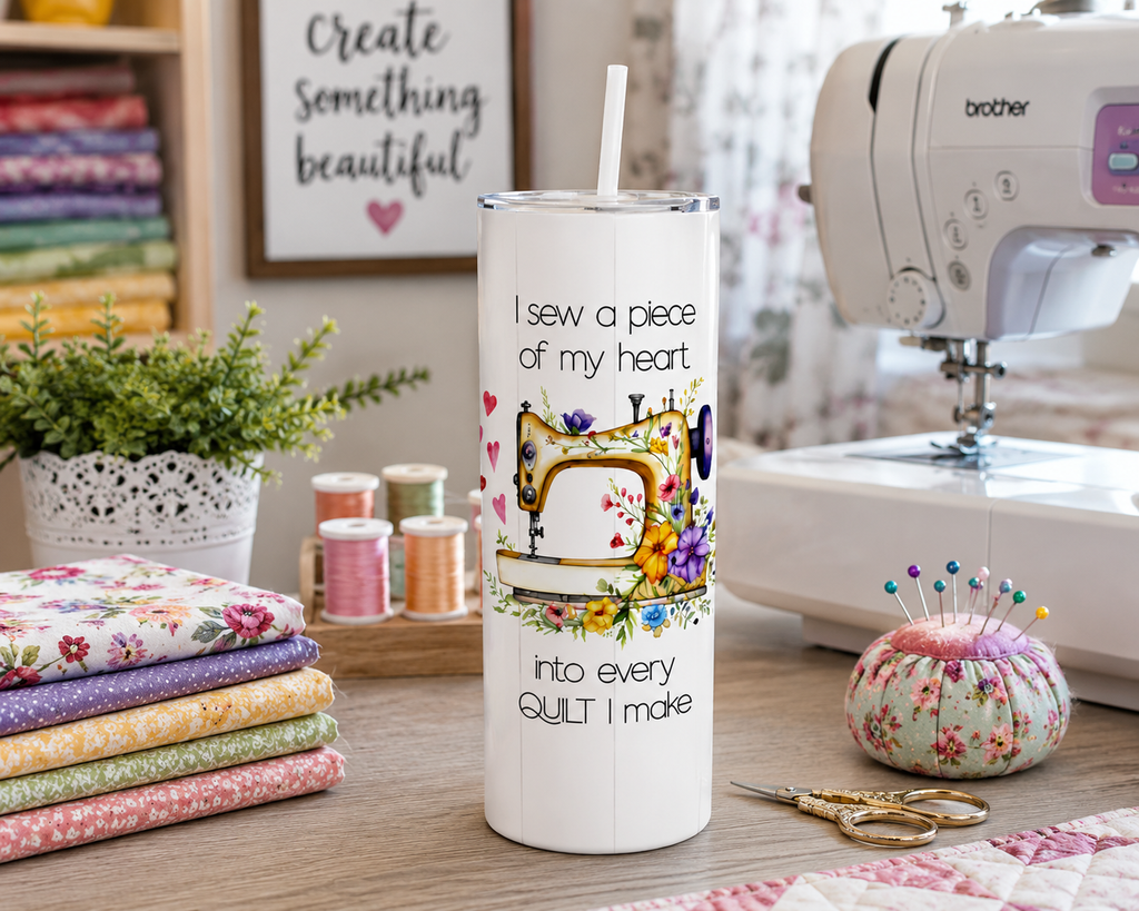 3 A Piece Of My Heart 20oz Stainless Steel Tumblers - 3 Tumblers Per Order