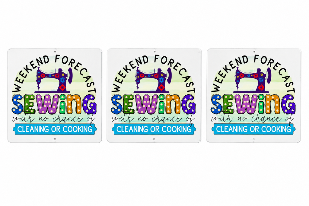 3 Weekend Forecast 12in x 12in Aluminum Signs - 3 Signs Per Order