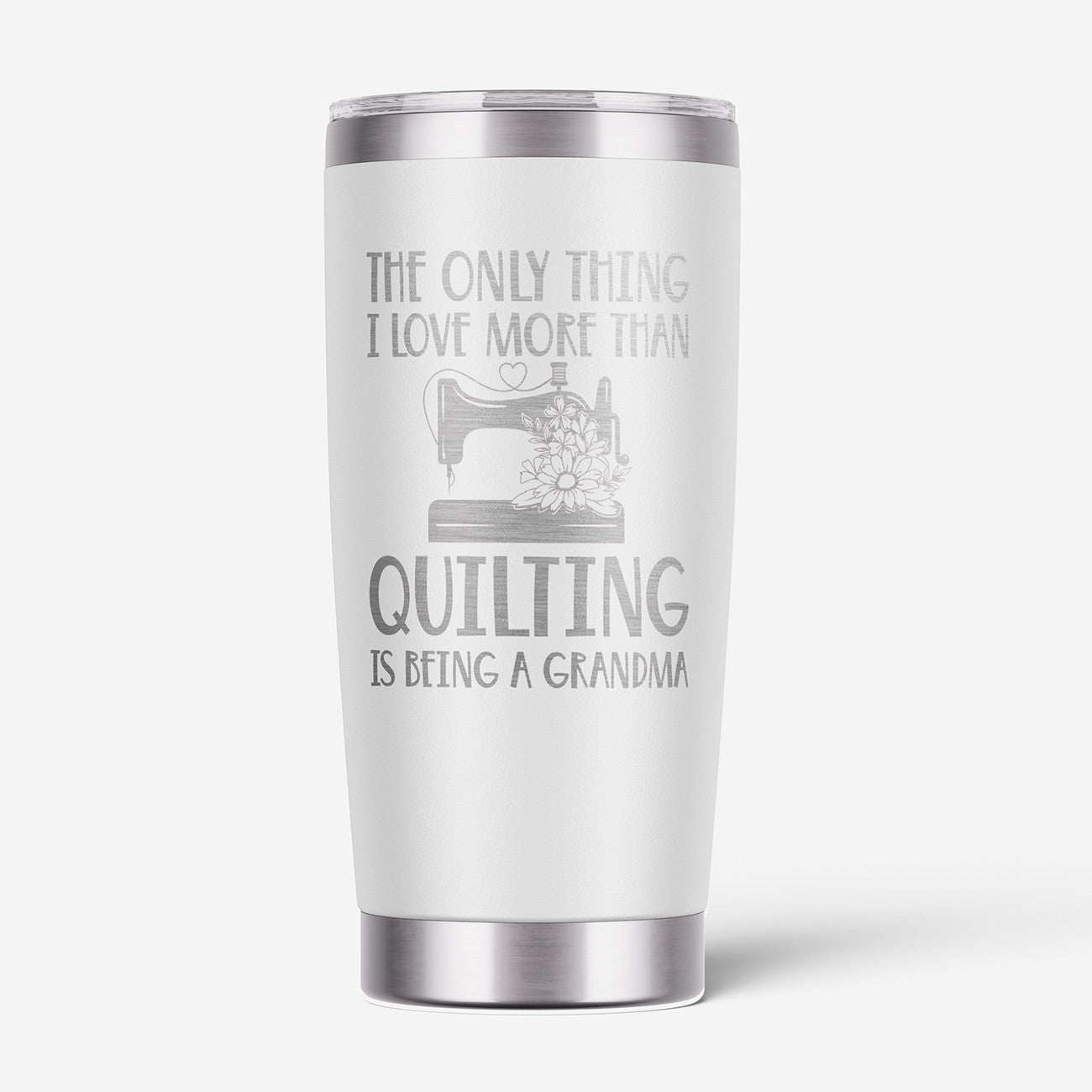 Quilting Grandma 20oz Stainless Steel Tumbler
