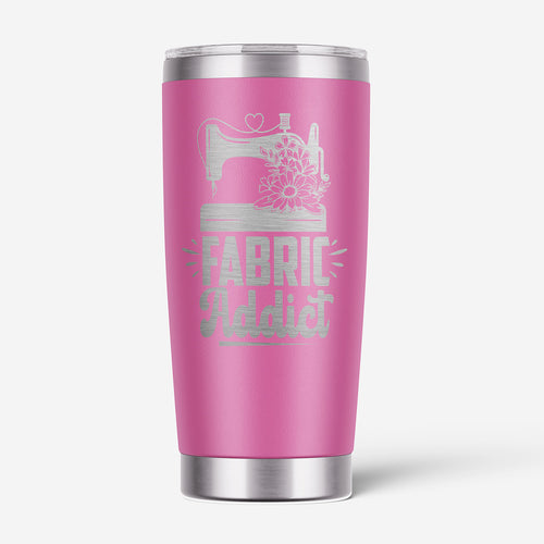 Fabric Addict 20oz Stainless Steel Tumbler