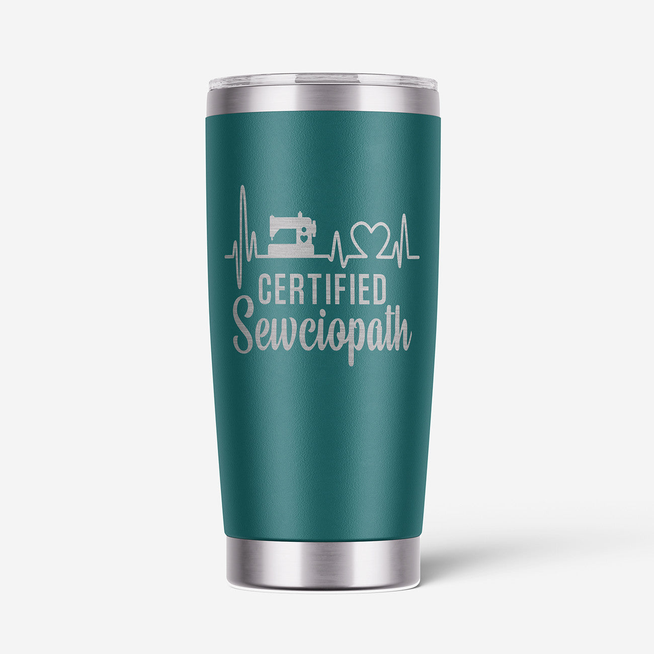 Certified Sewciopath 20oz Stainless Steel Tumbler