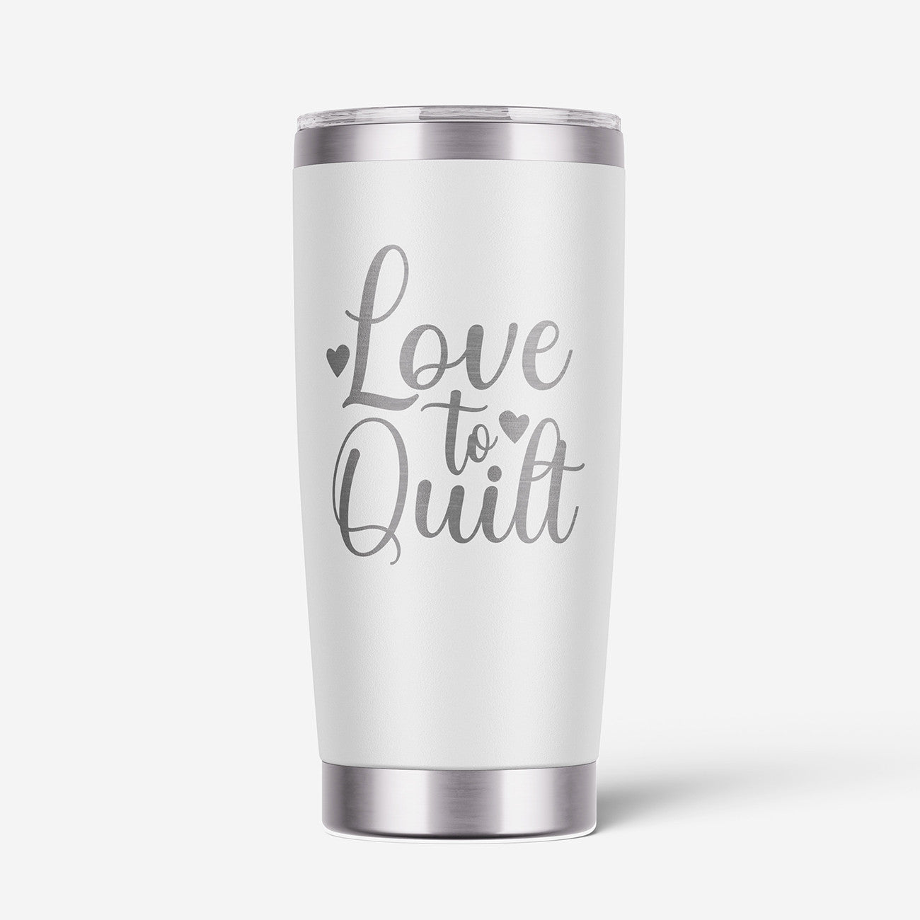 Love To Quilt 20oz Stainless Steel Tumbler