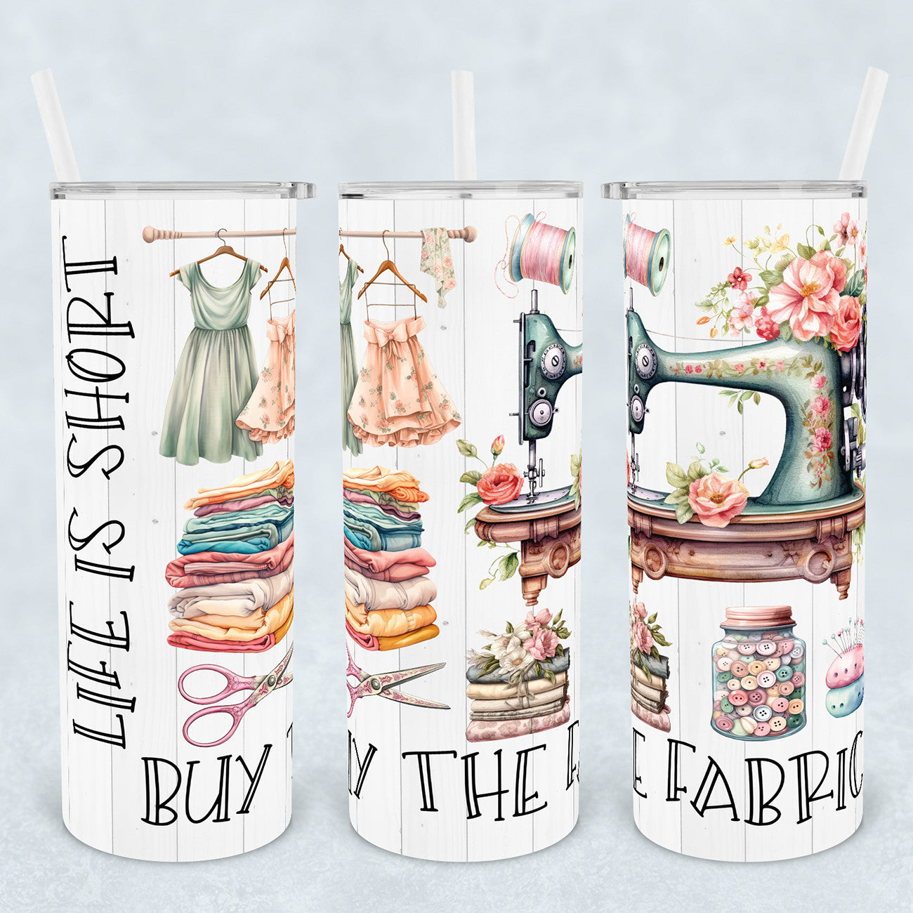 Life Is Short 20oz Stainless Steel Tumbler