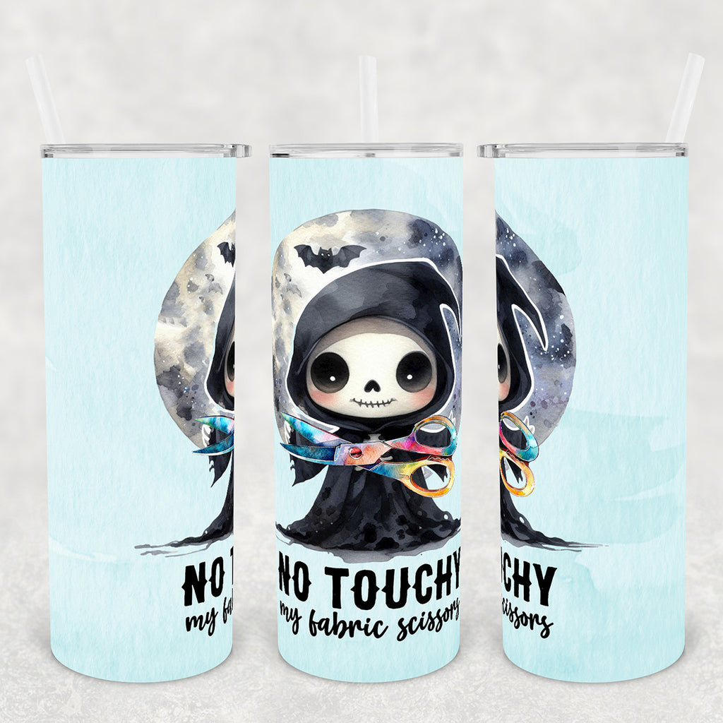 No Touchy My Fabric Scissors 20oz Stainless Steel Tumbler