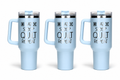 3 Eat Sleep Quilt Repeat 40oz Stainless Steel Tumblers - 3 Tumblers Per Order