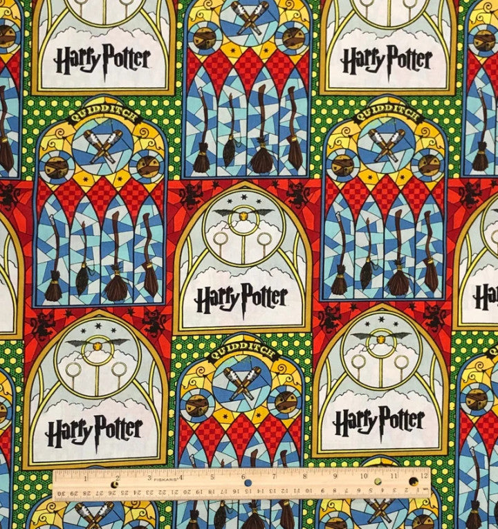 8 Yard Bolt Harry Potter Glass Pane - 100% Cotton 43/45" Wide - Wholesale