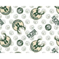 10 Yard Bolt Milwaukee Bucks NBA Basketball White Logo Allover - 100% Cotton 43/45" Wide - Wholesale
