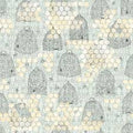 Springs Creative Novelty Sweet As Can Bee - Hives And Honeycomb – 8 Yard Bolt – 100% Cotton