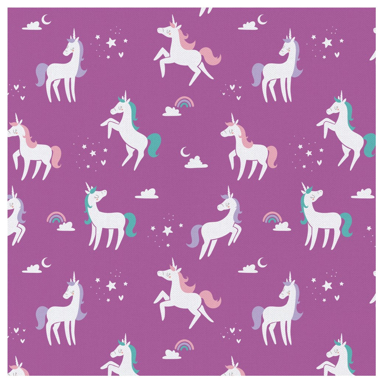8 Yard Bolt Camelot Emma & Mila Unicorn Iris - 100% Cotton 43/45" Wide - Wholesale