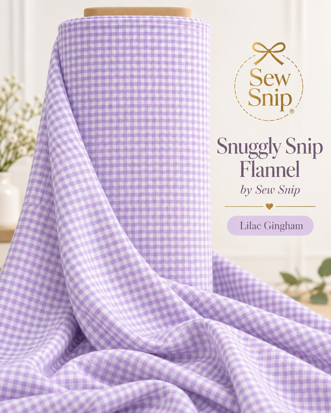 Lilac Gingham