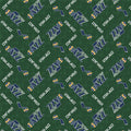 10 Yard Bolt Utah Jazz NBA Basketball Green Logo Allover - 100% Cotton 43/45" Wide - Wholesale