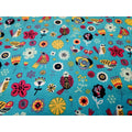 8 Yard Bolt Camelot Birds and Flowers on Turquoise - 100% Cotton 43/45" Wide - Wholesale