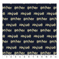 8 Yard Bolt Harry Potter Houndstooth Black - 100% Cotton 43/45" Wide - Wholesale